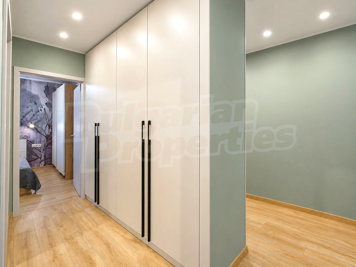 inside, hallway, bedroom