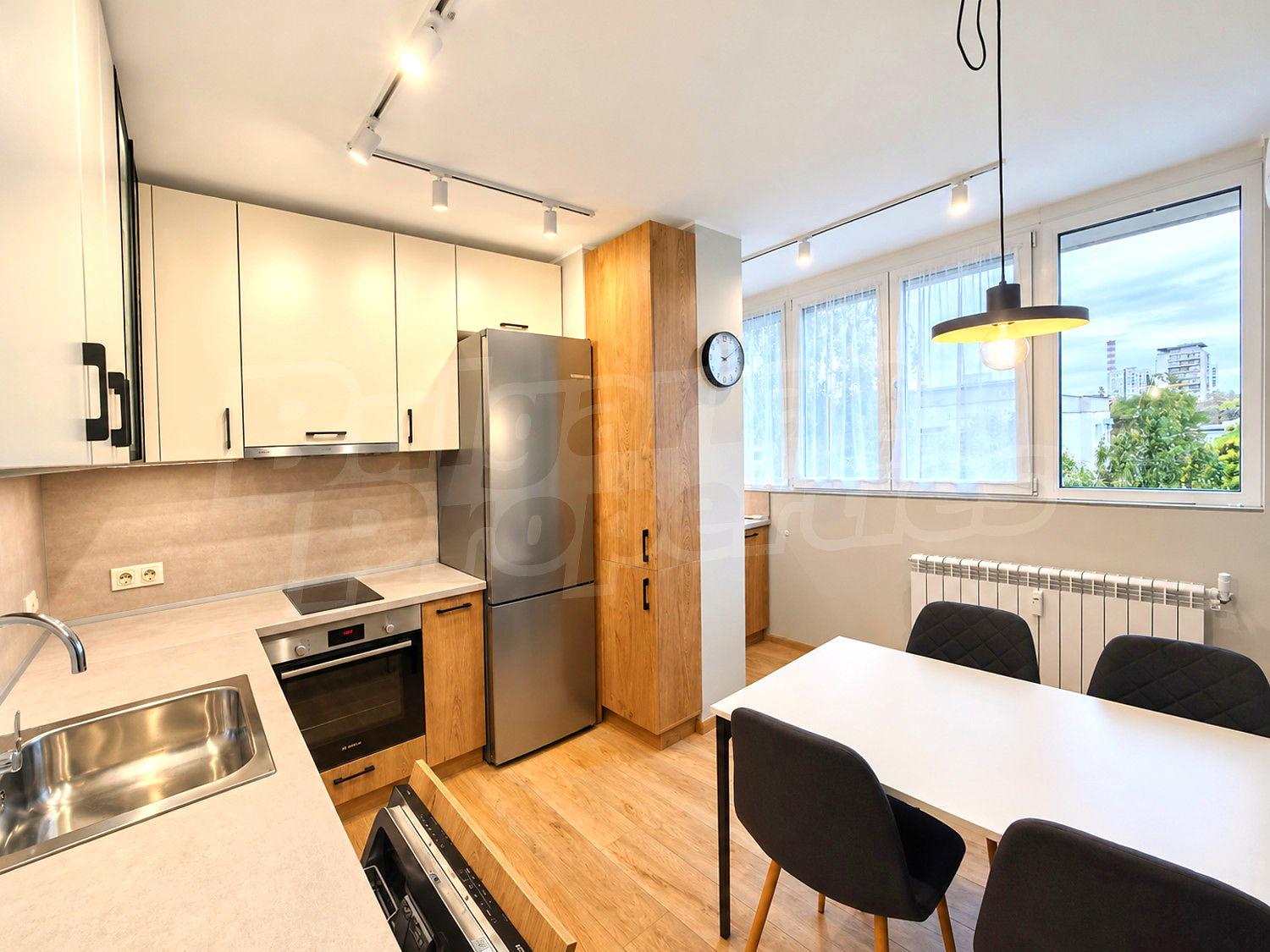 inside, kitchen, furnished