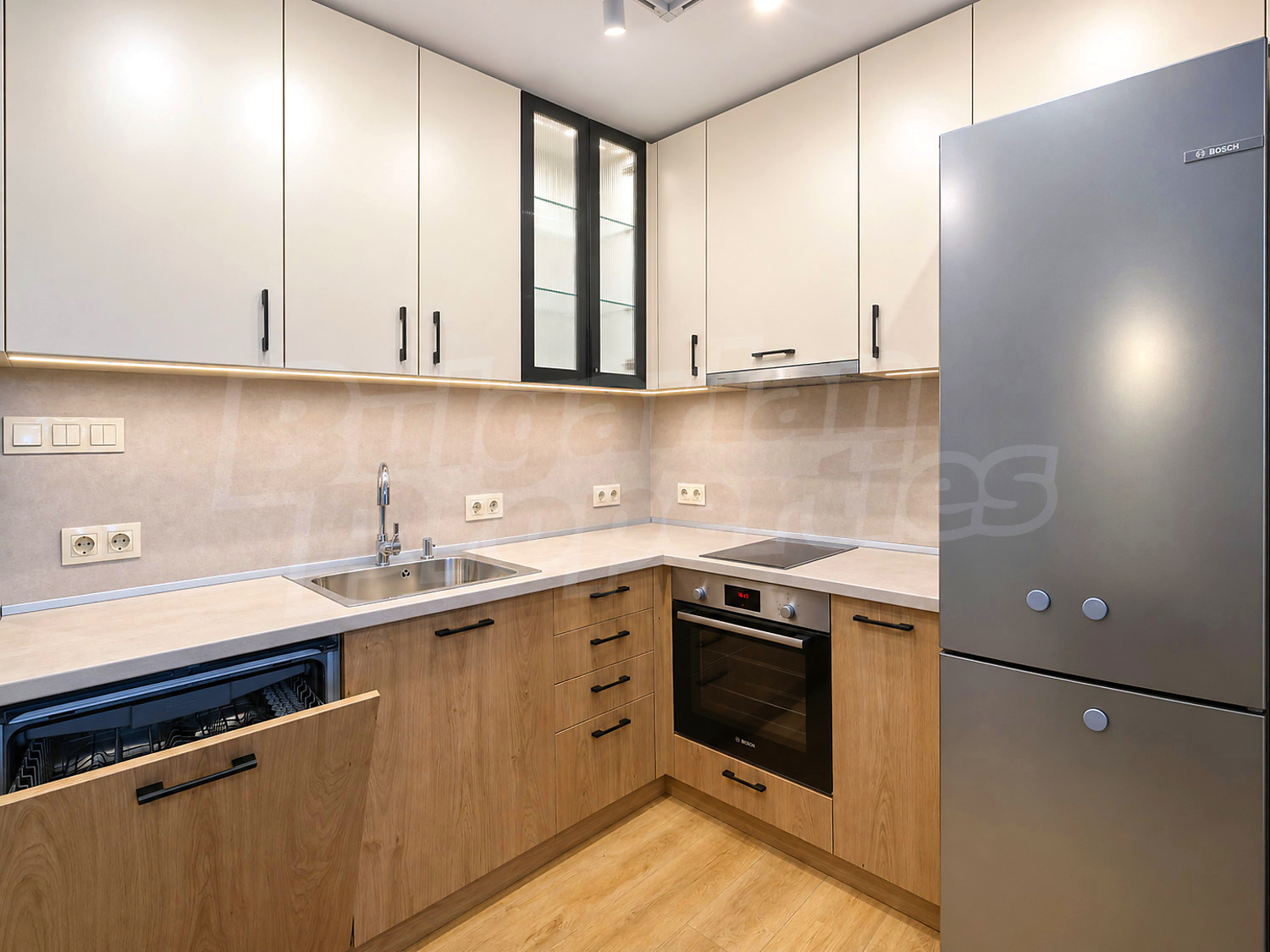 inside, kitchen, furnished