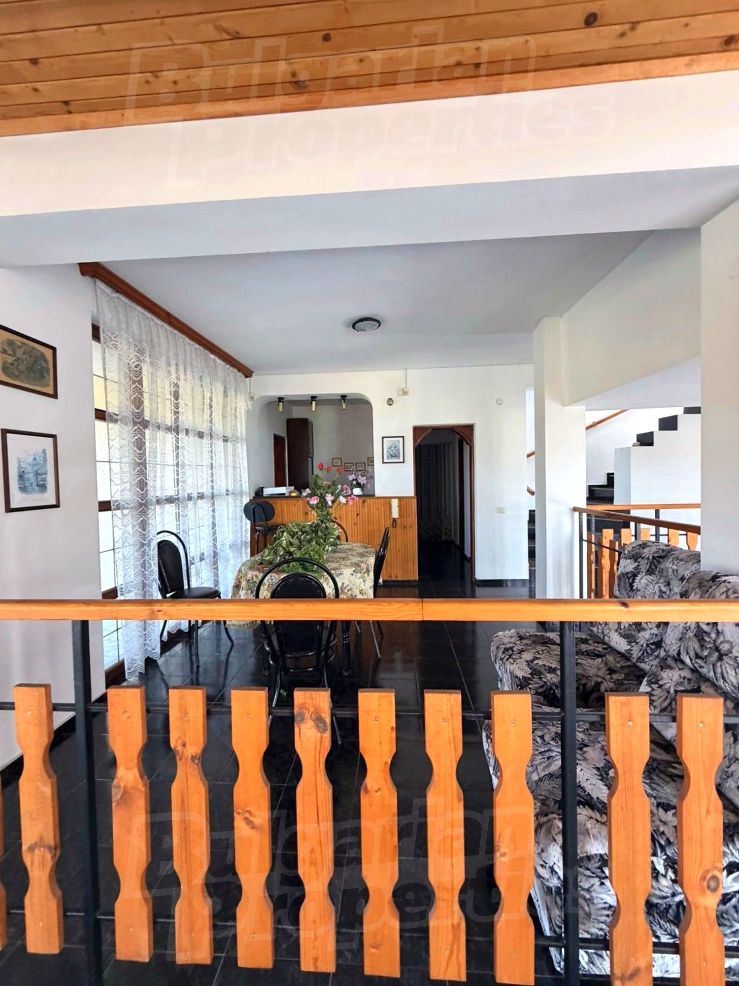 inside, living room, furnished, stairs