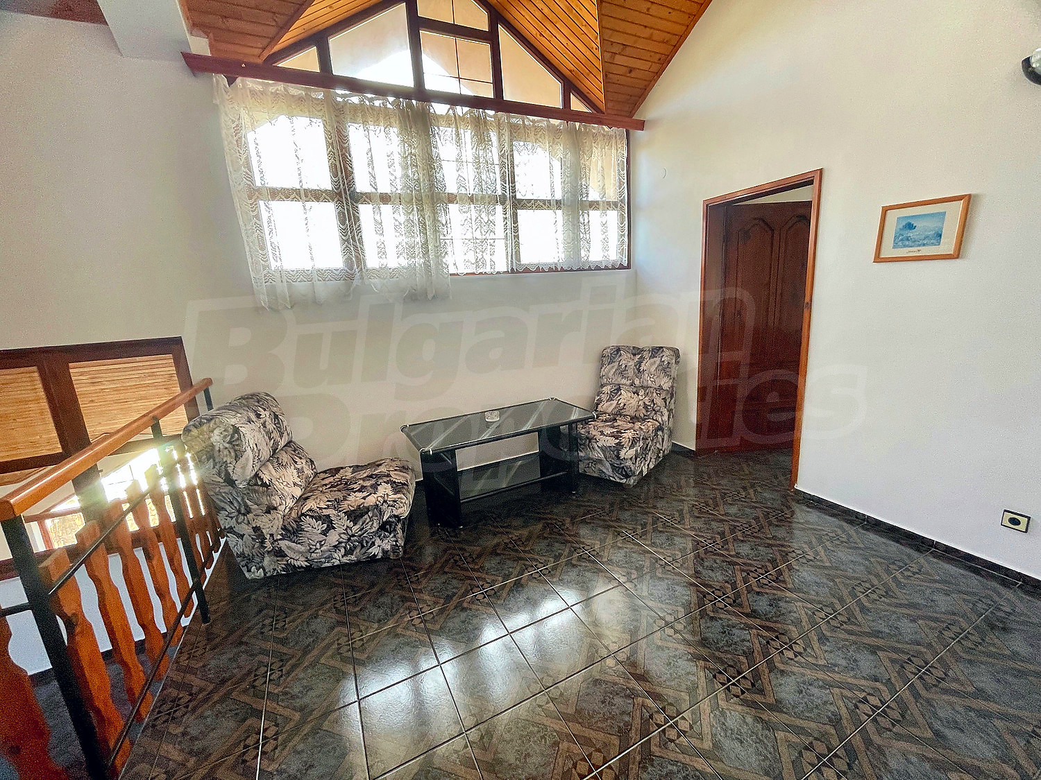 inside, furnished