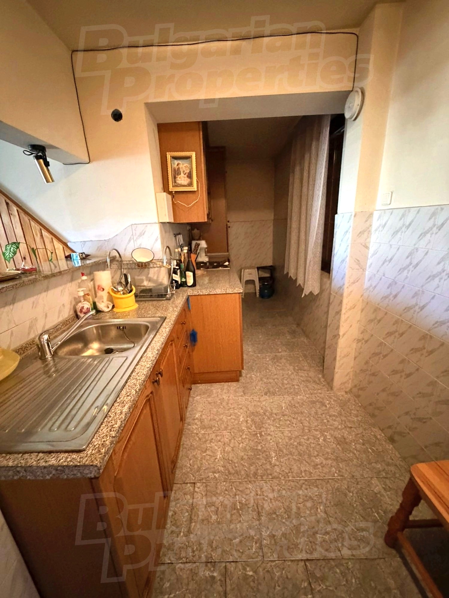 inside, kitchen, furnished