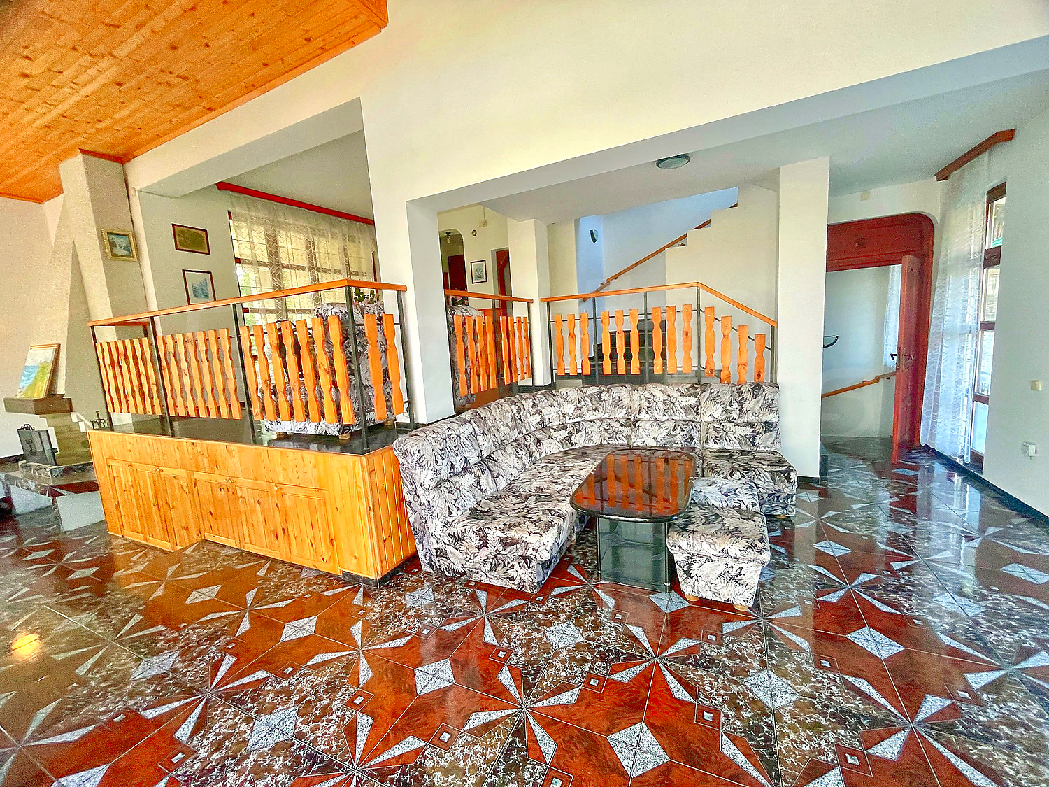 inside, living room, furnished