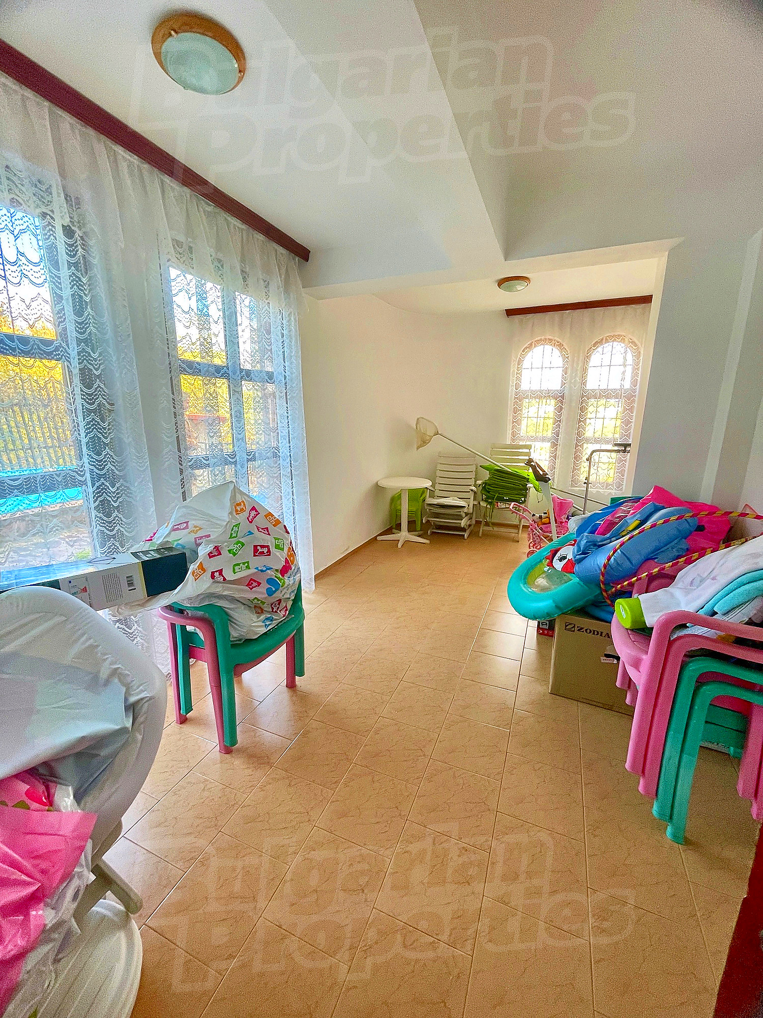 inside, furnished