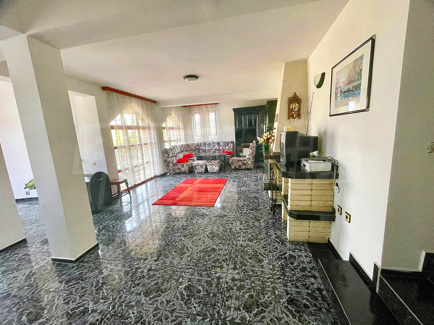 inside, living room, furnished