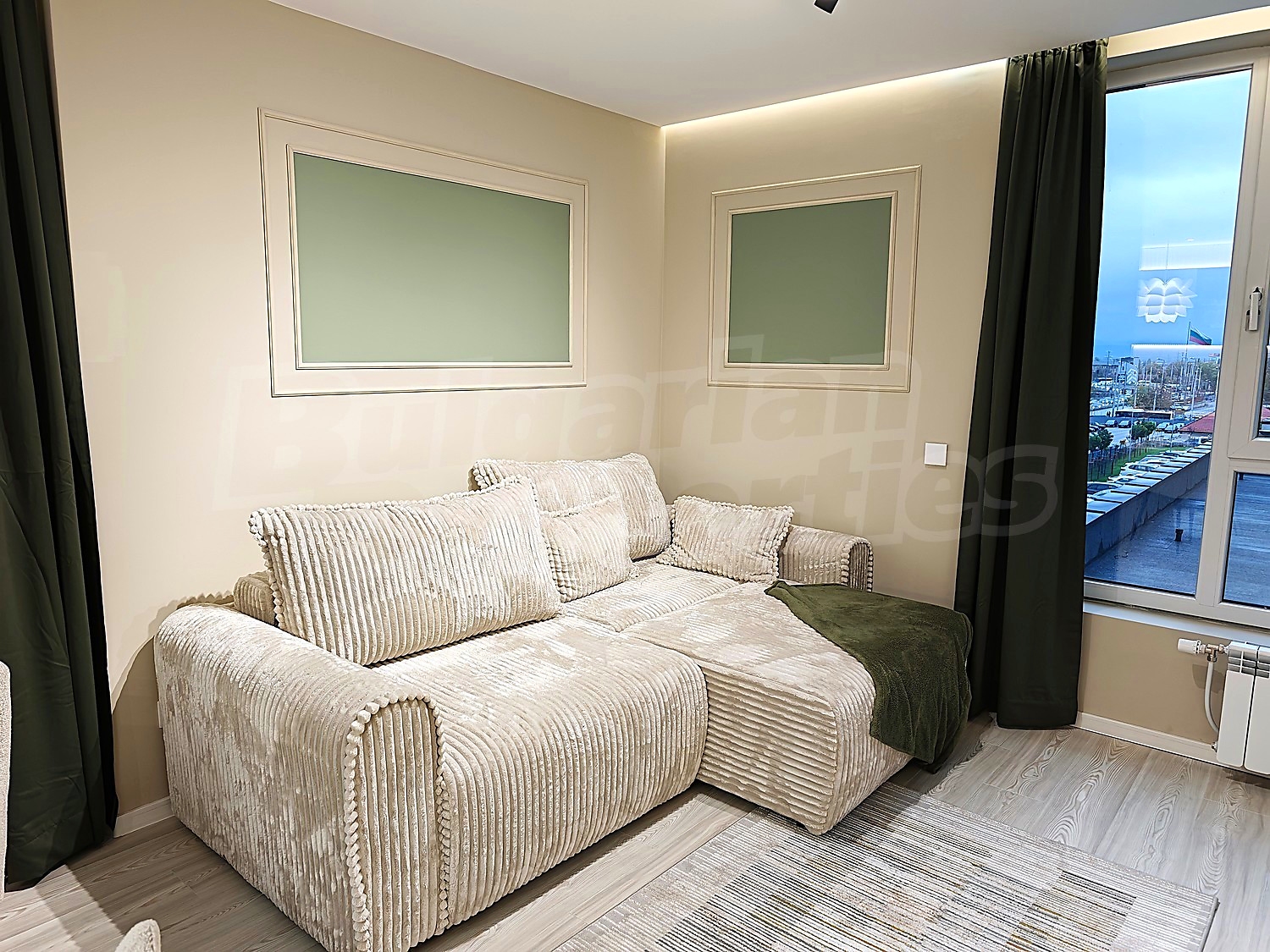 inside, living room, furnished