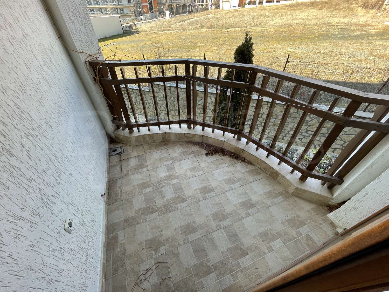 balcony, outside, view from balcony
