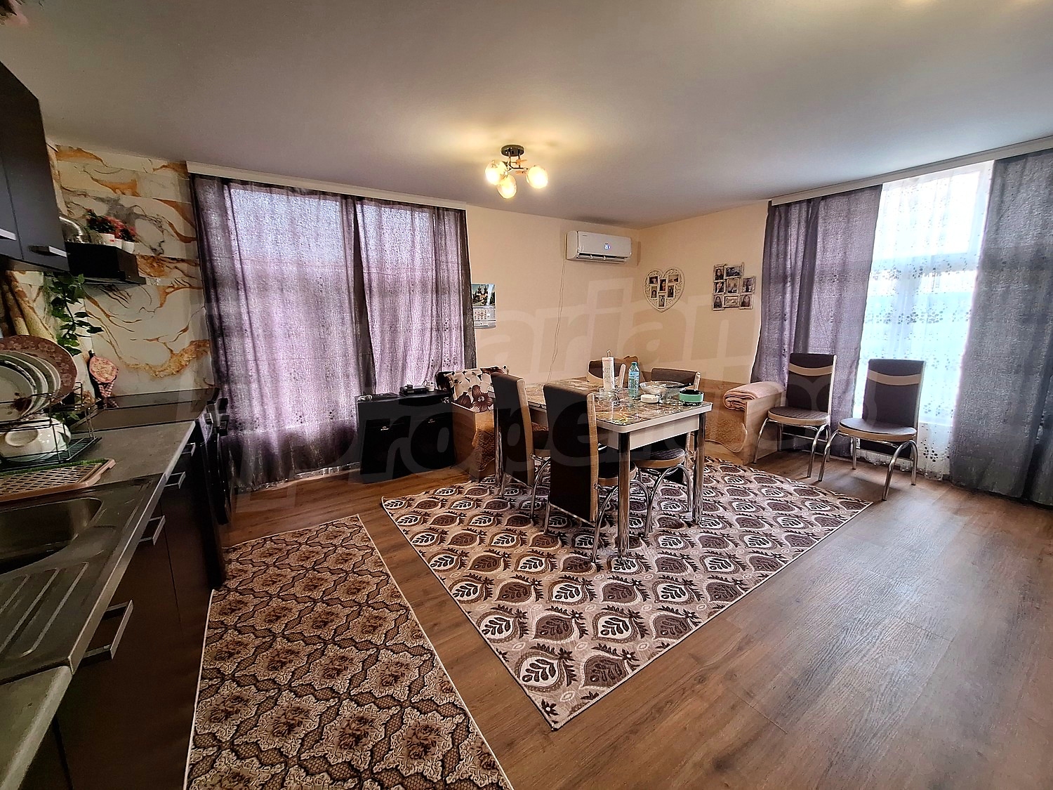 inside, living room, furnished