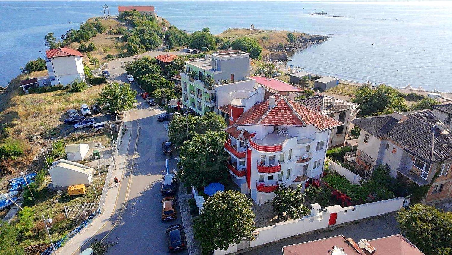 outside, sea, garden, parking