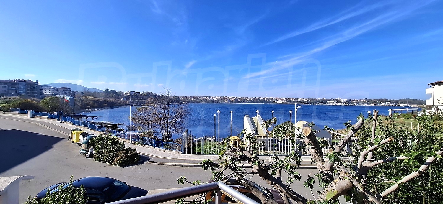 outside, view from balcony, sea