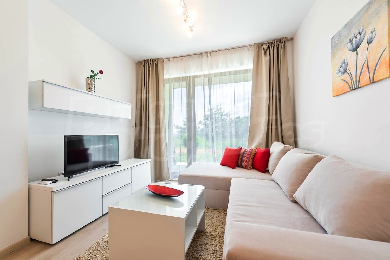 inside, living room, furnished