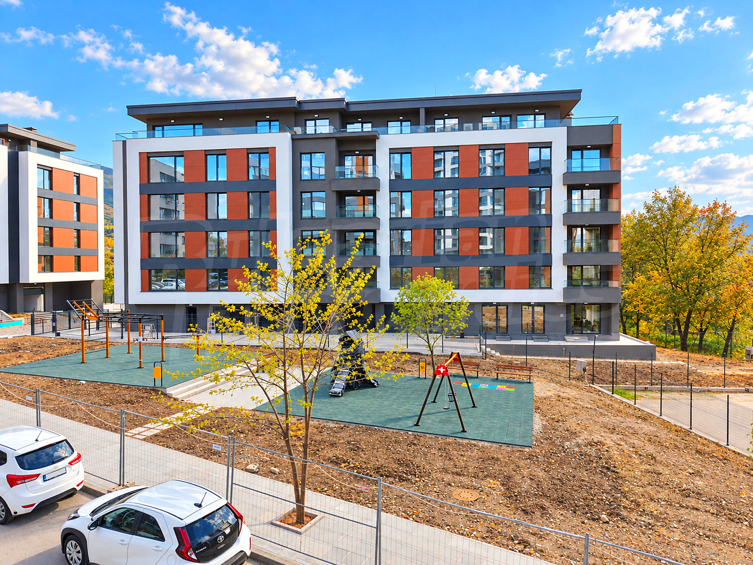 outside, facade, parking, garden