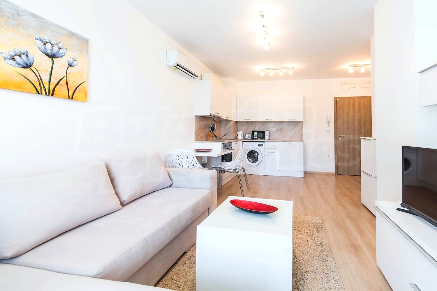 inside, kitchen, furnished