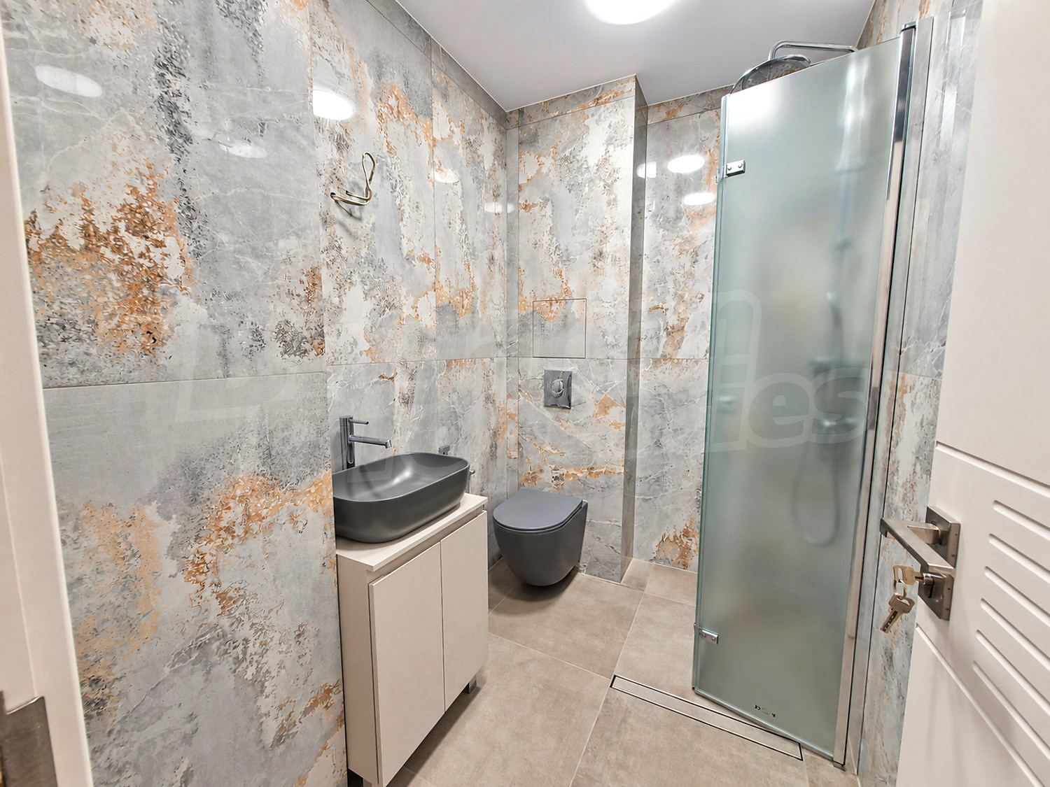 inside, bathroom