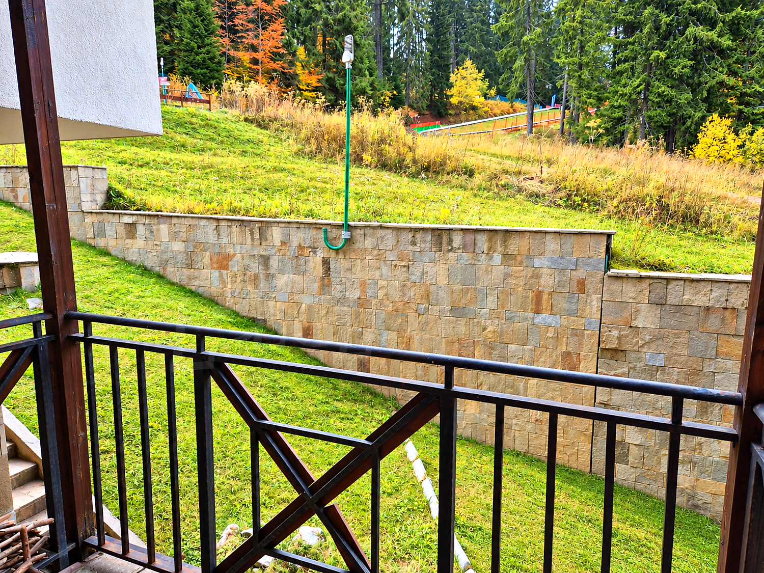 balcony, outside, green area