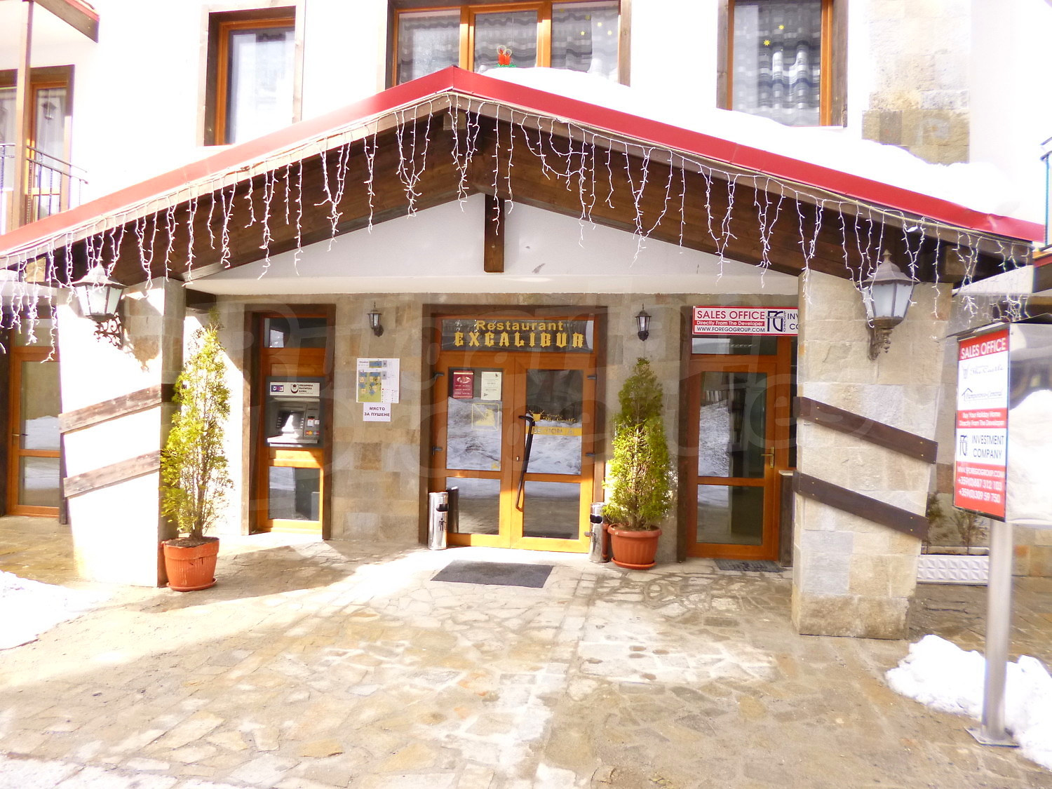 outside, facade