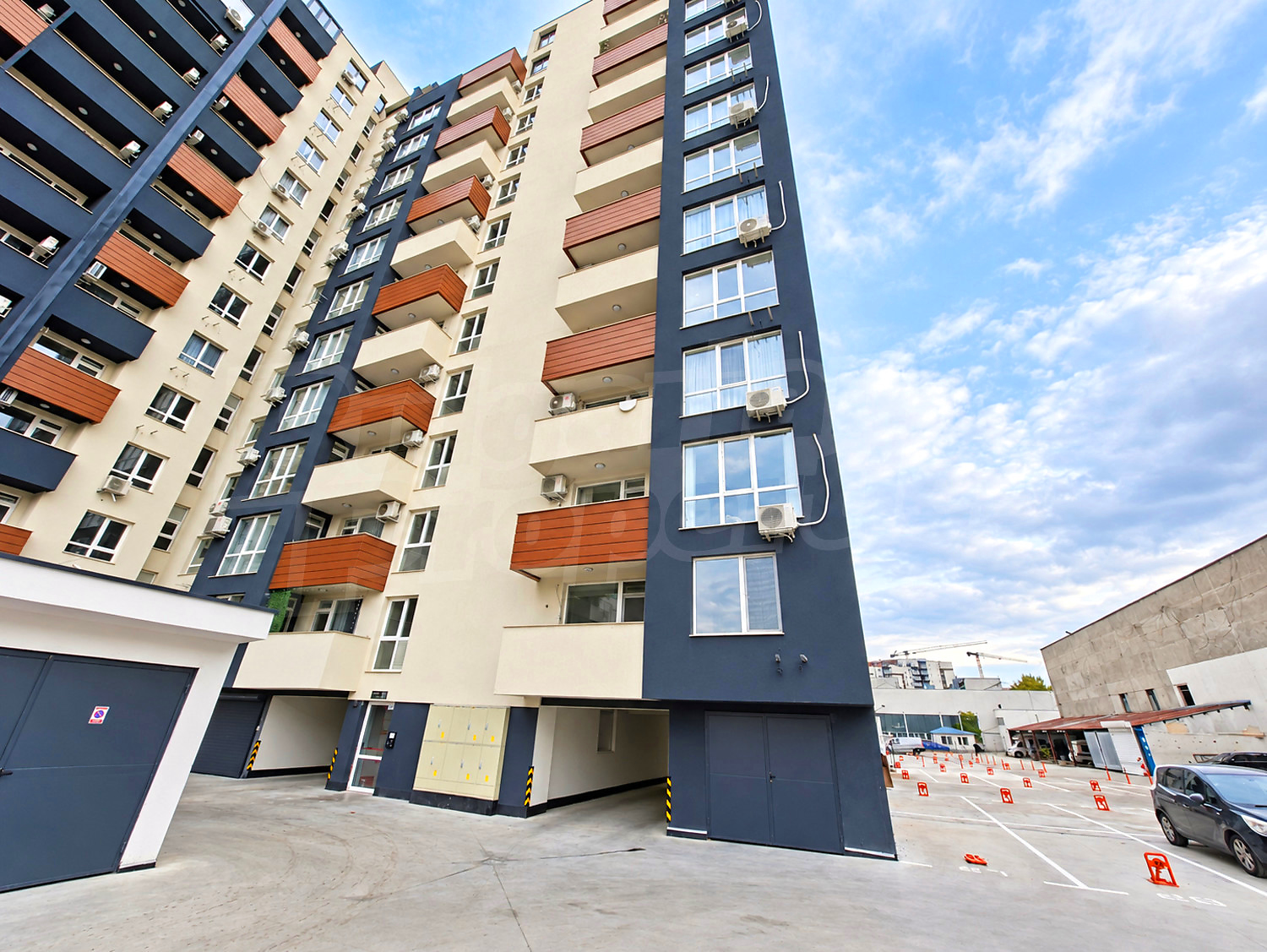 outside, facade, parking