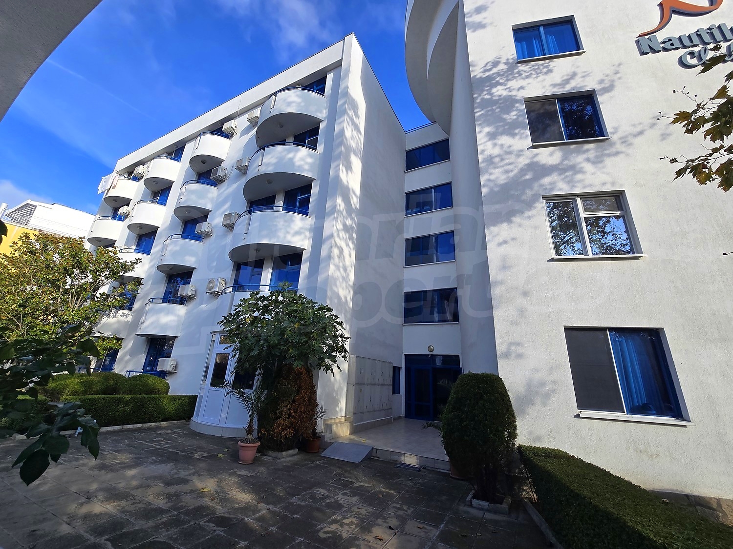 facade, outside, garden