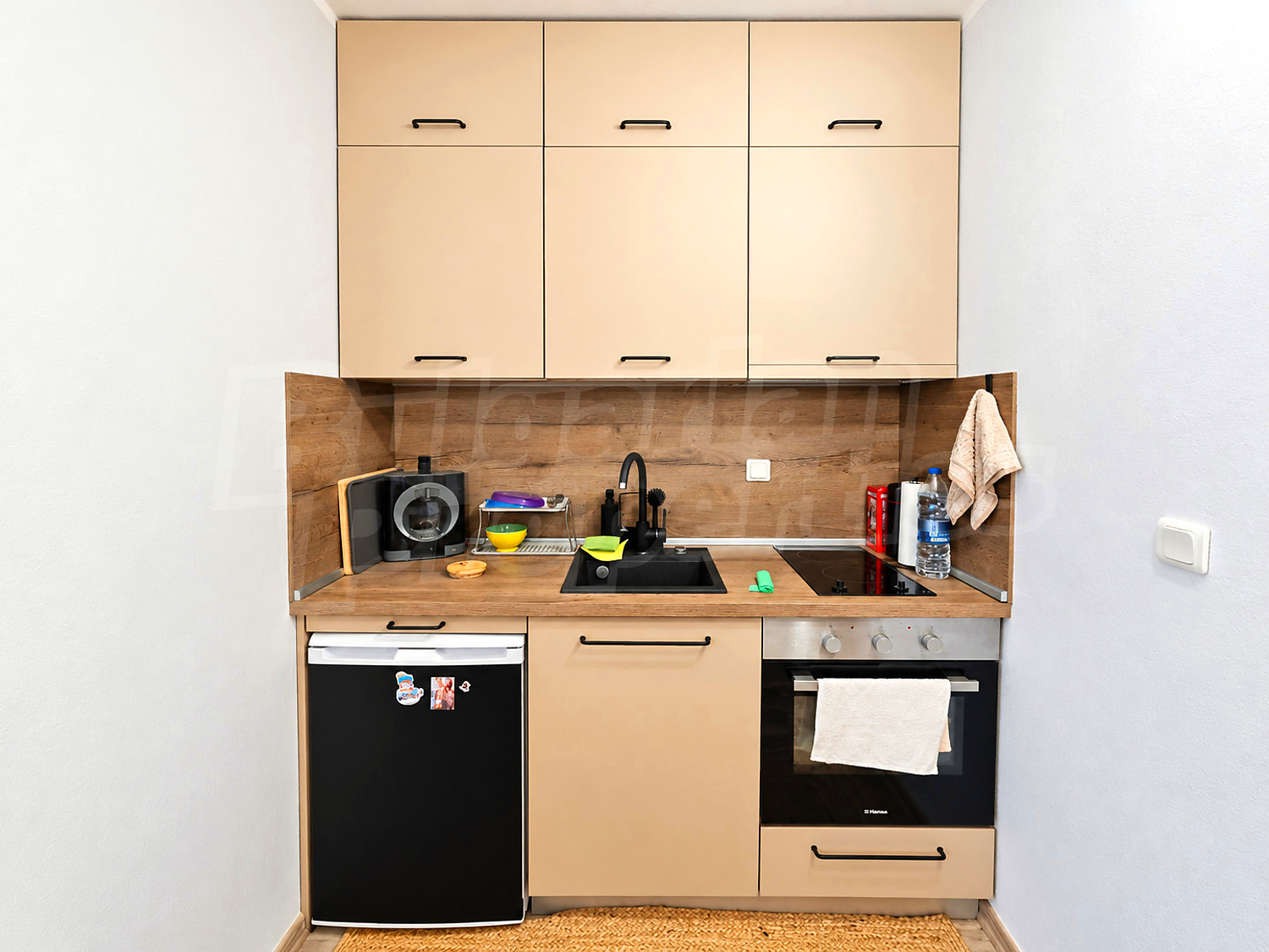 inside, kitchen, furnished