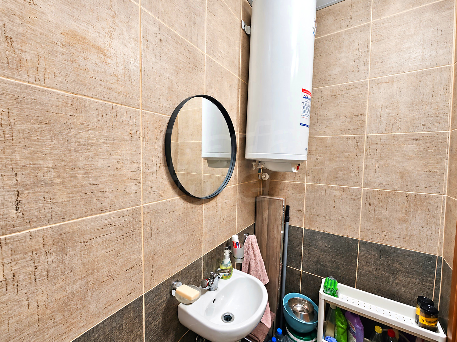 inside, bathroom