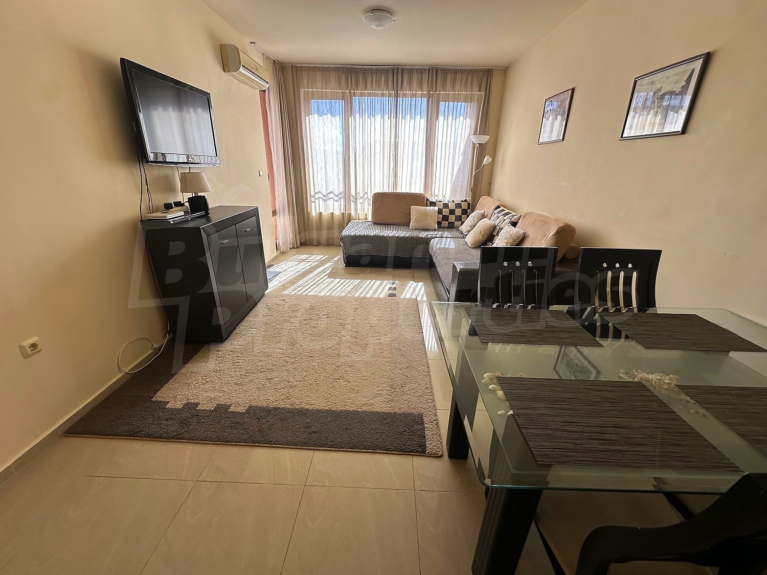 inside, living room, furnished