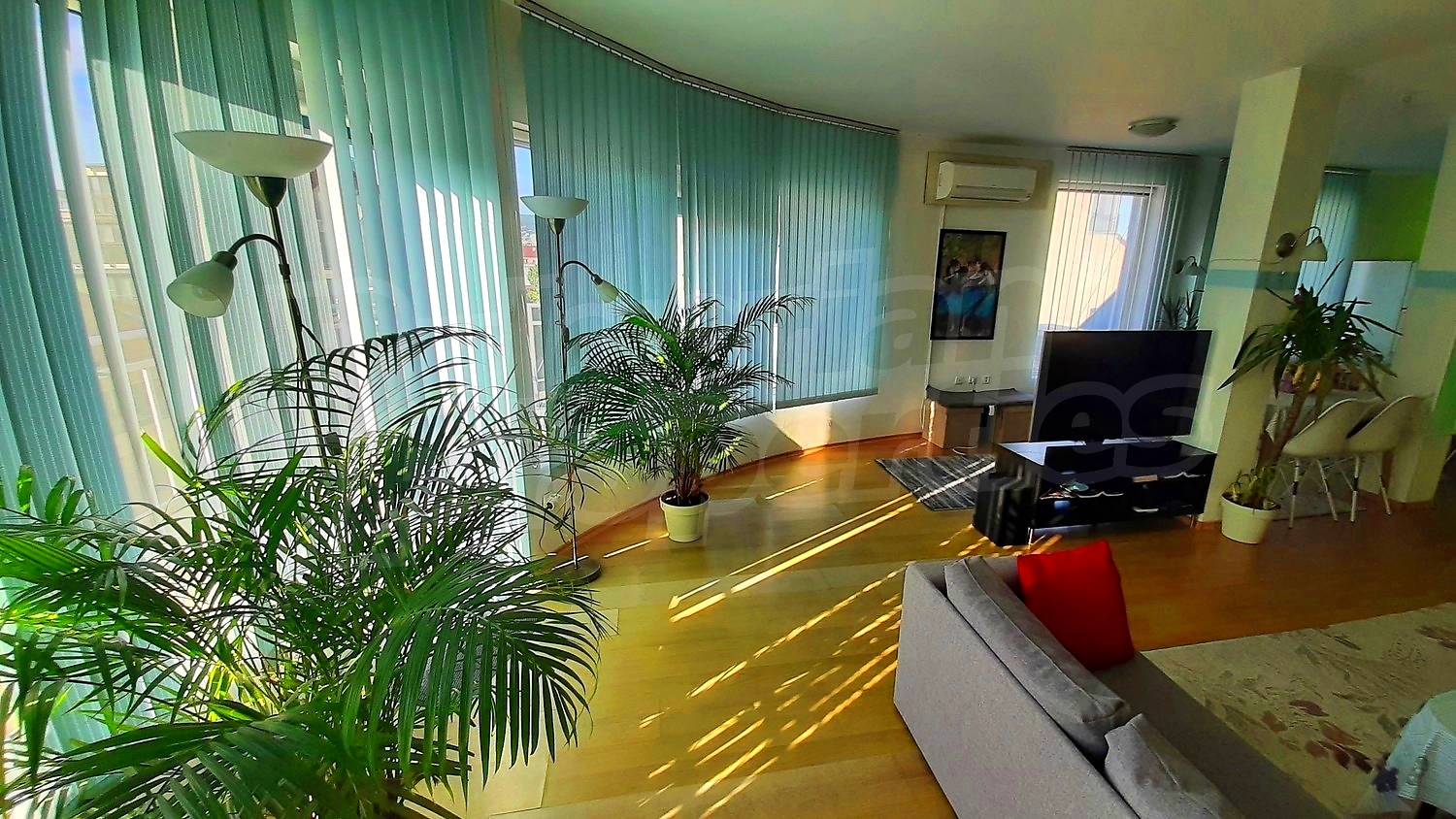 inside, living room, furnished