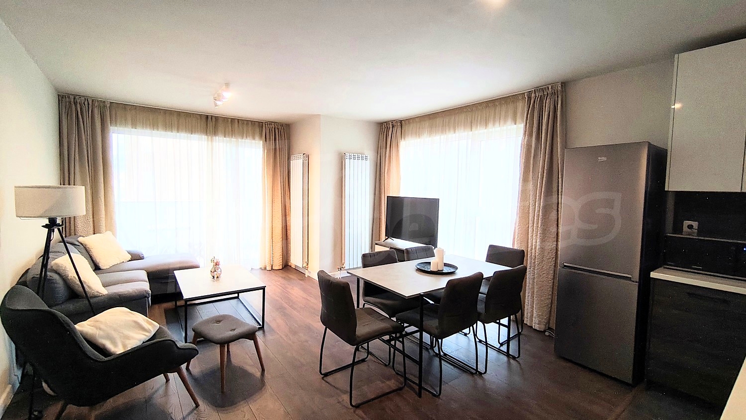 inside, living room, furnished