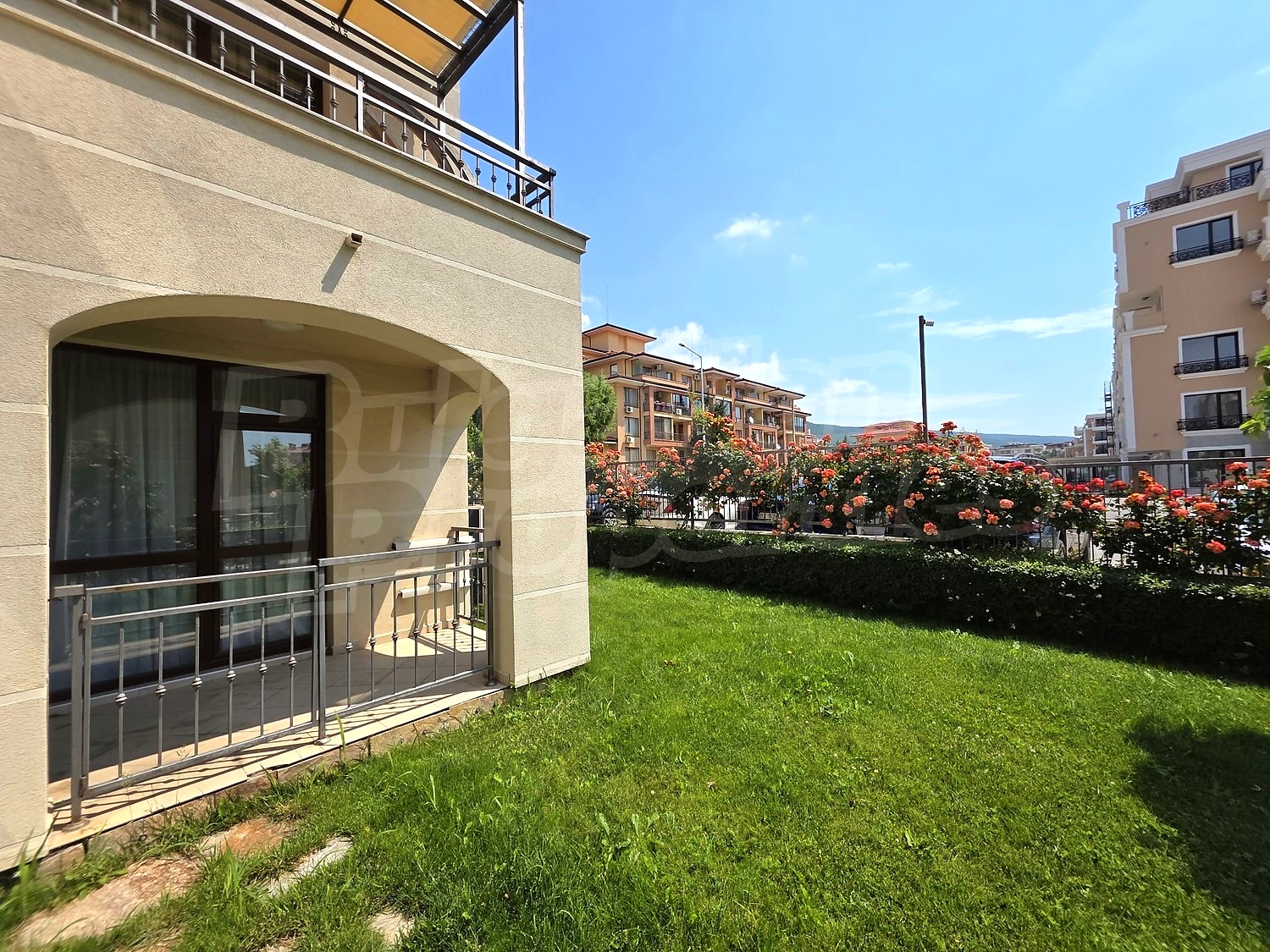 outside, facade, garden, balcony, green area