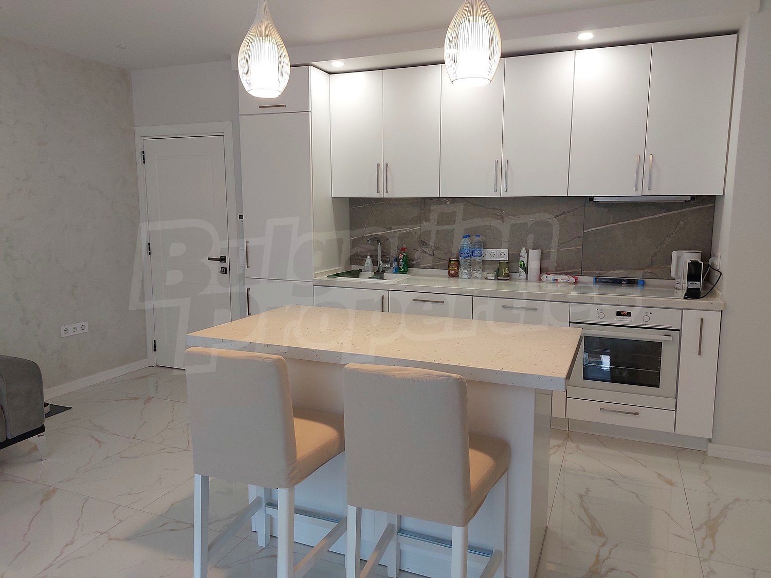 inside, kitchen, furnished