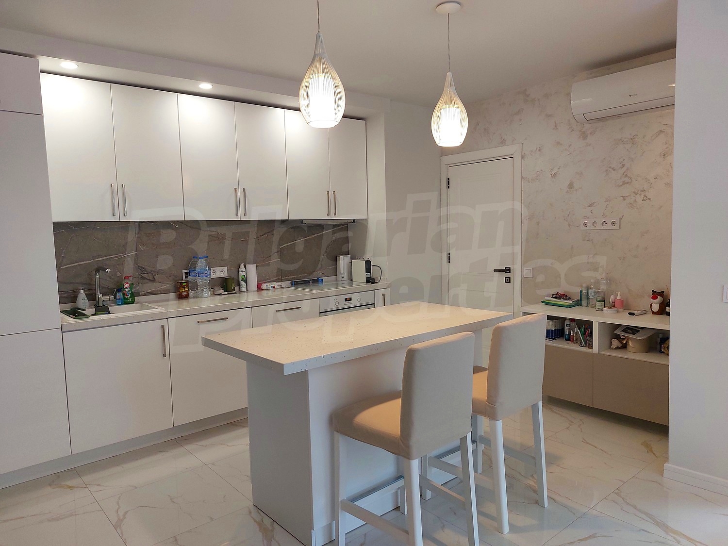 inside, kitchen, furnished