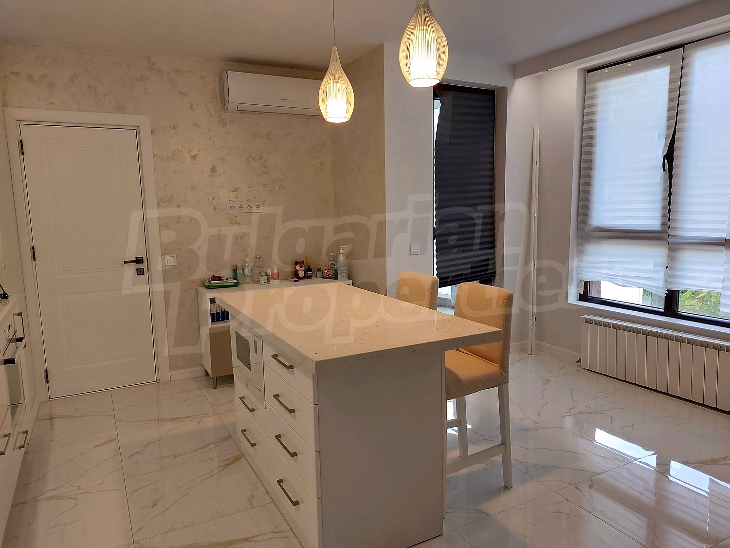 inside, kitchen, furnished
