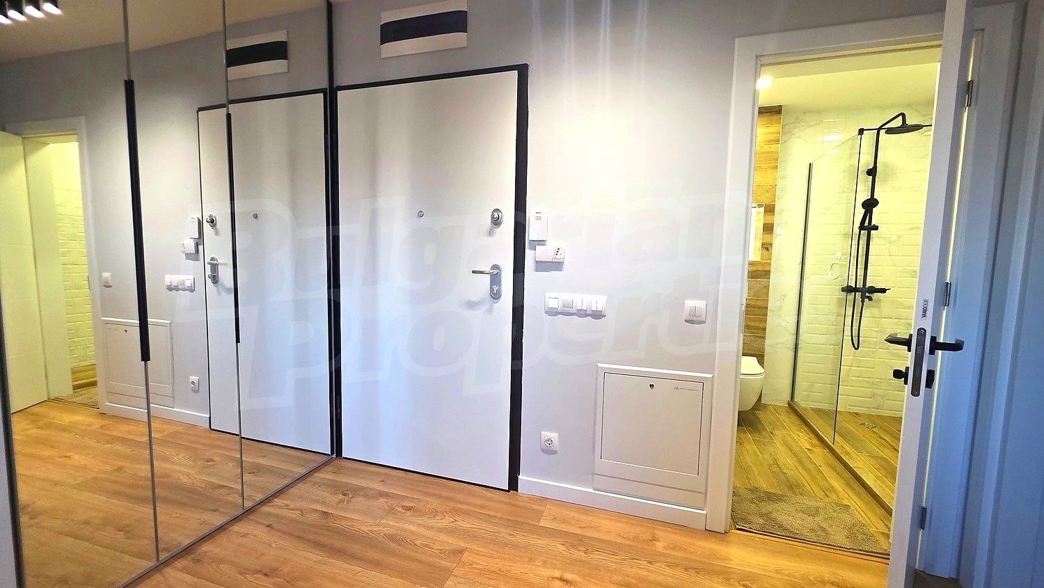 inside, bathroom, toilet, hallway