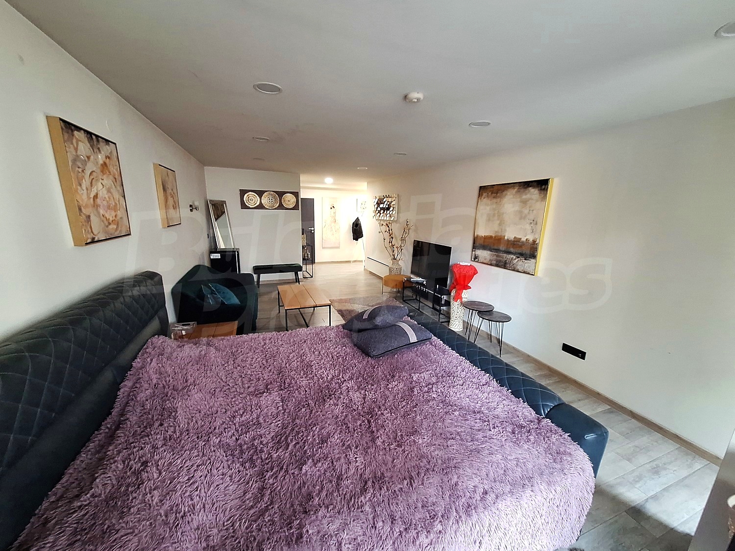 inside, living room, furnished