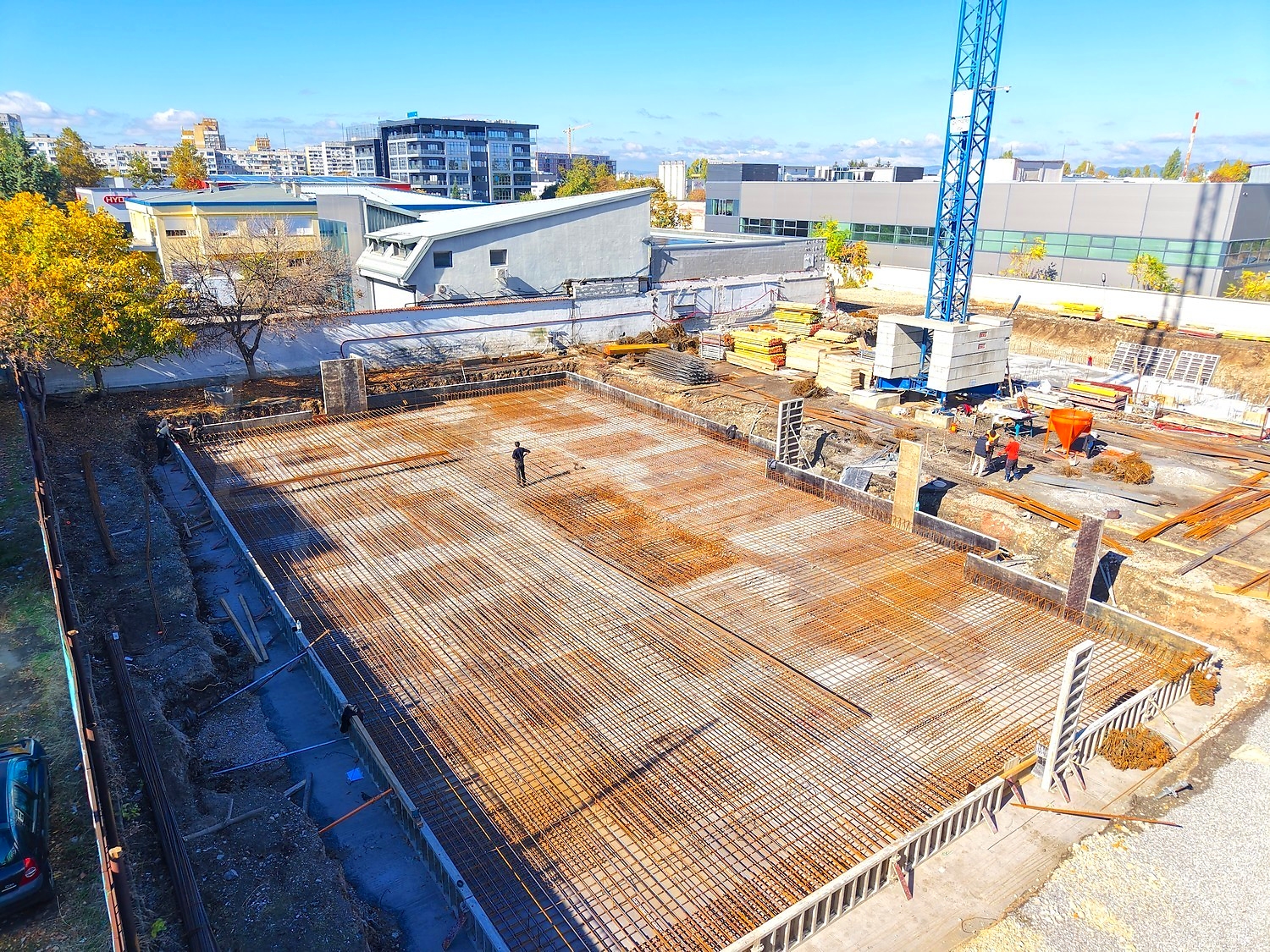outside, construction