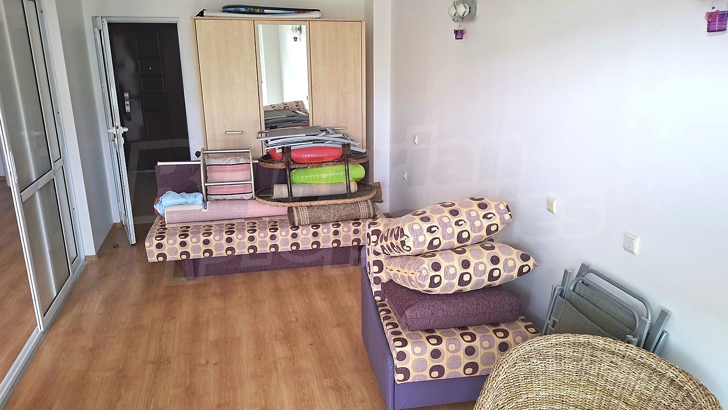 inside, living room, furnished