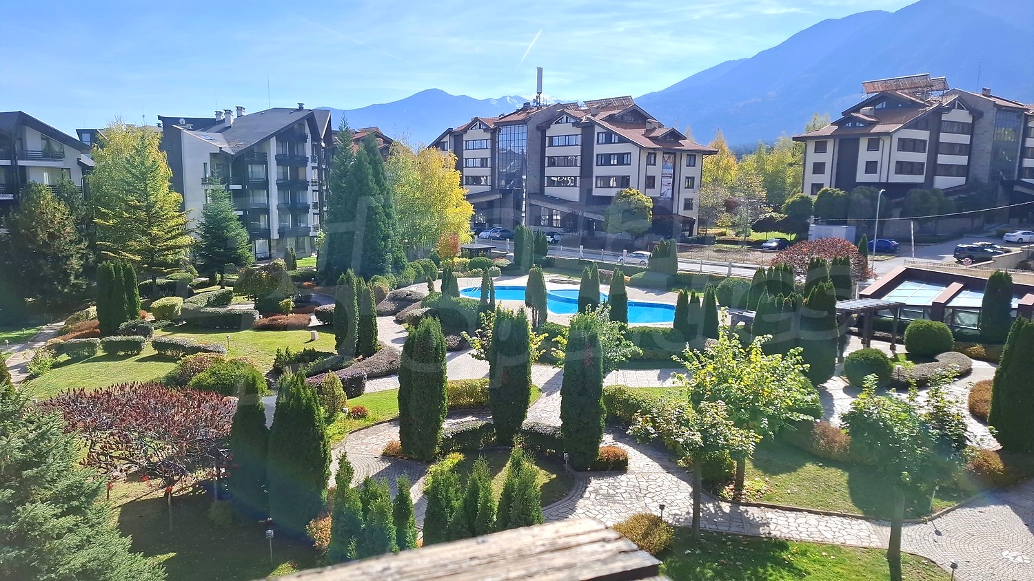 outside, garden, pool, mountain