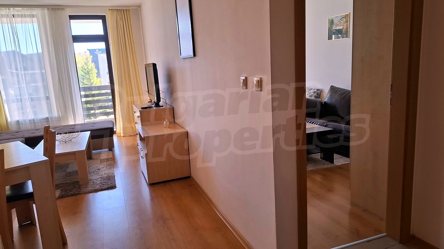 inside, living room, balcony, furnished