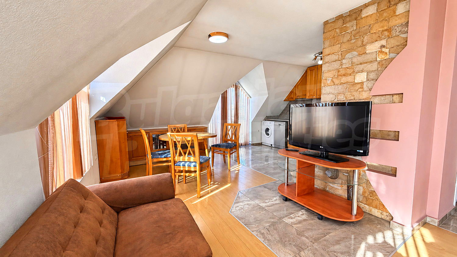 inside, living room, furnished