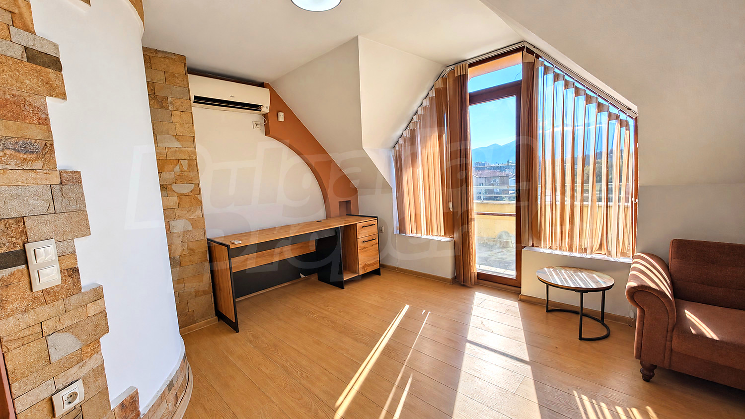 inside, balcony, furnished, view from balcony, mountain
