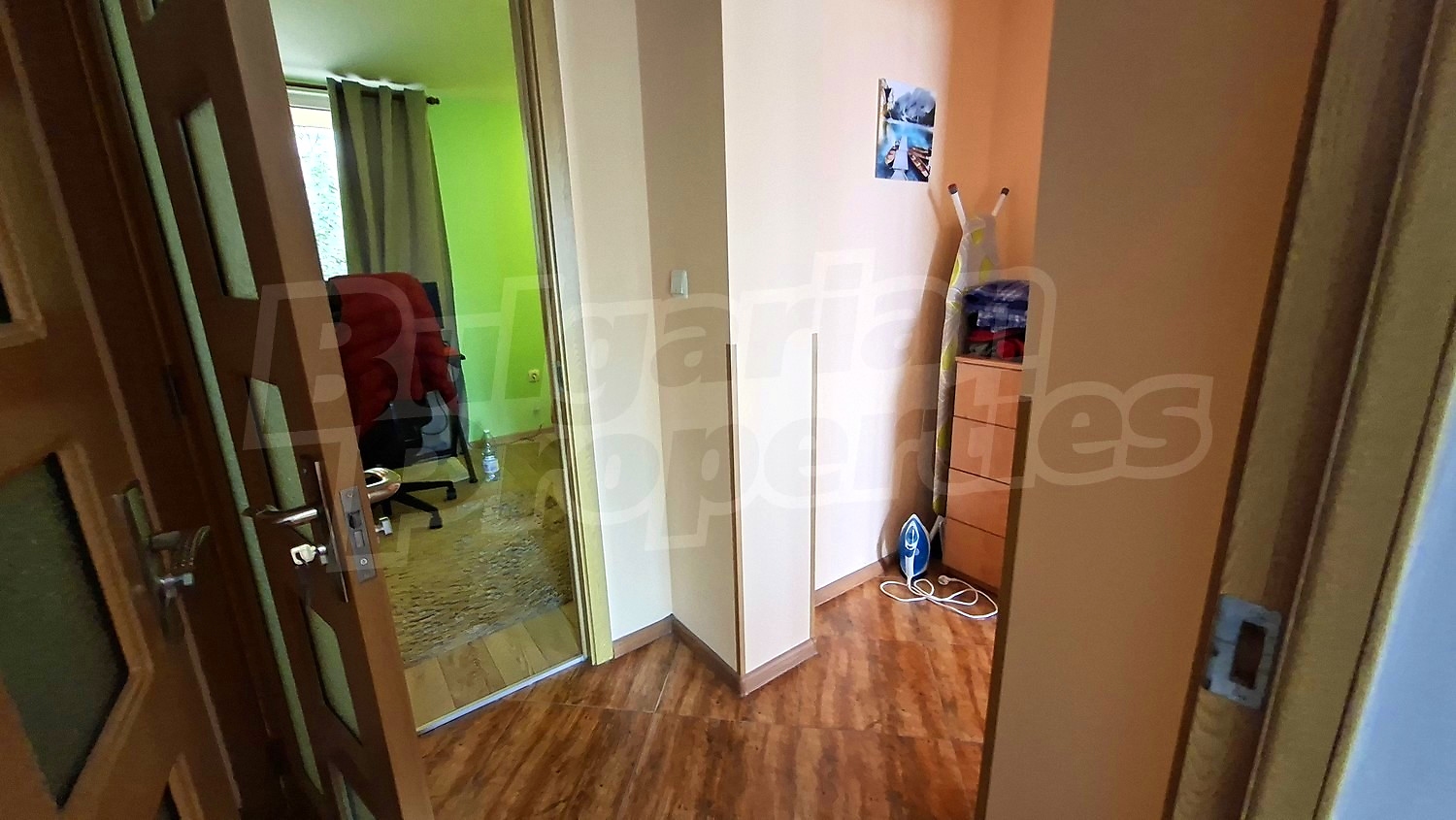 inside, bedroom, hallway