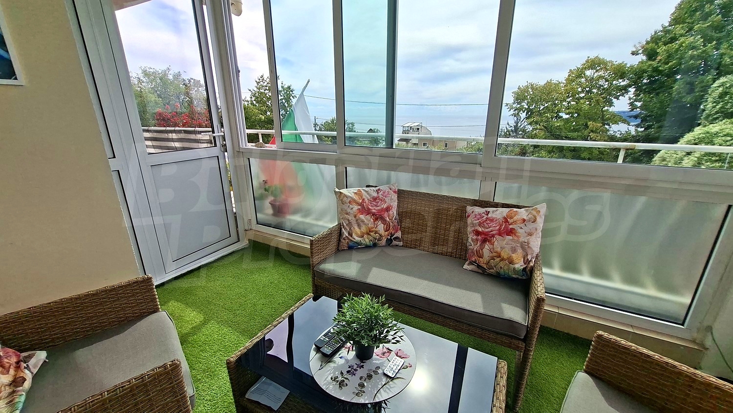 balcony, furnished, view from balcony
