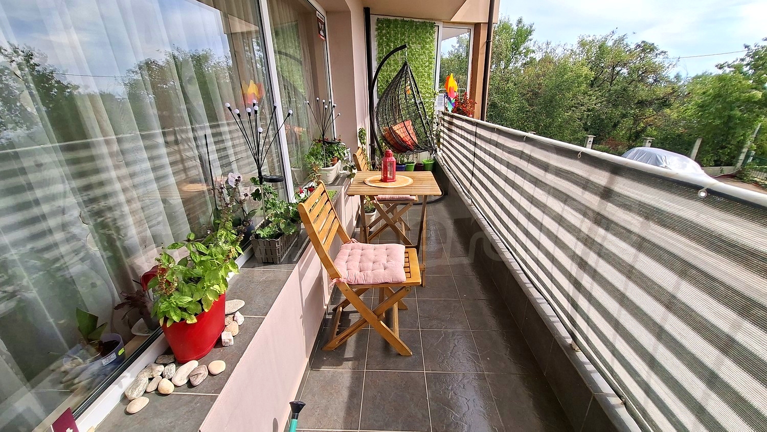 balcony, outside, view from balcony