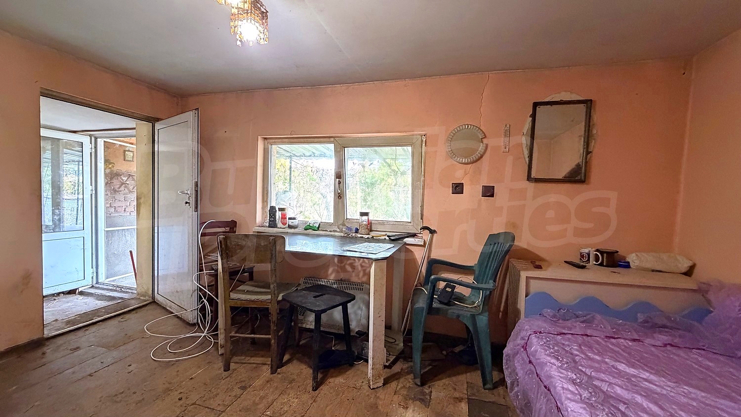 inside, furnished