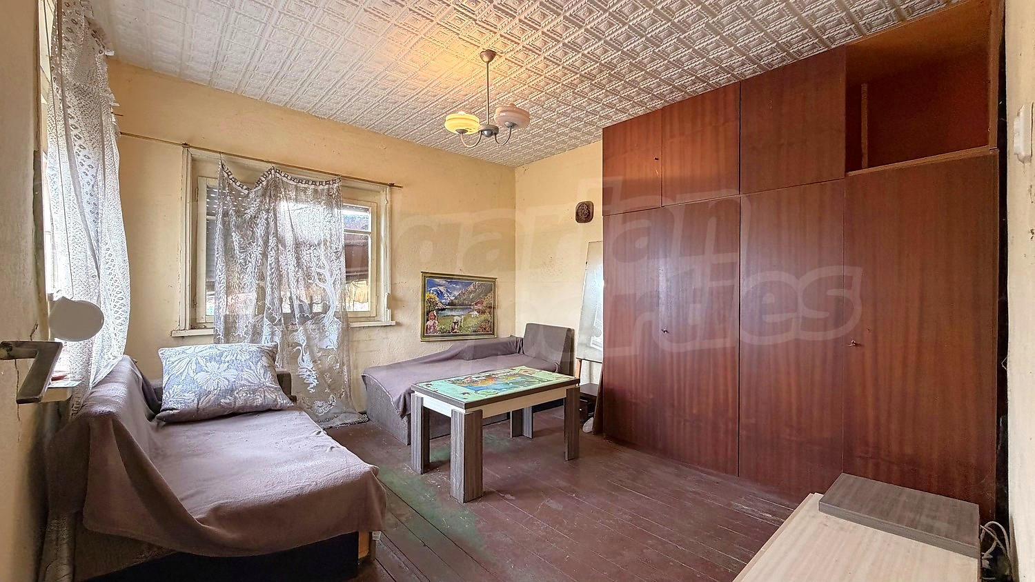 inside, living room, furnished
