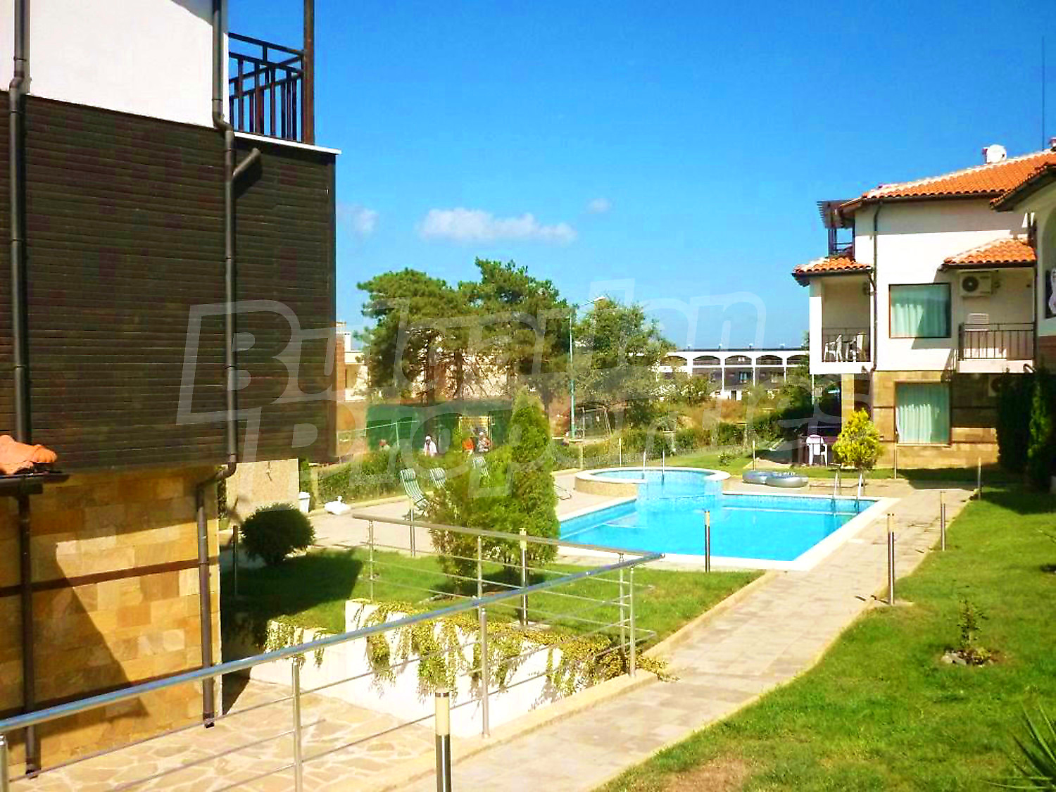 outside, pool, garden