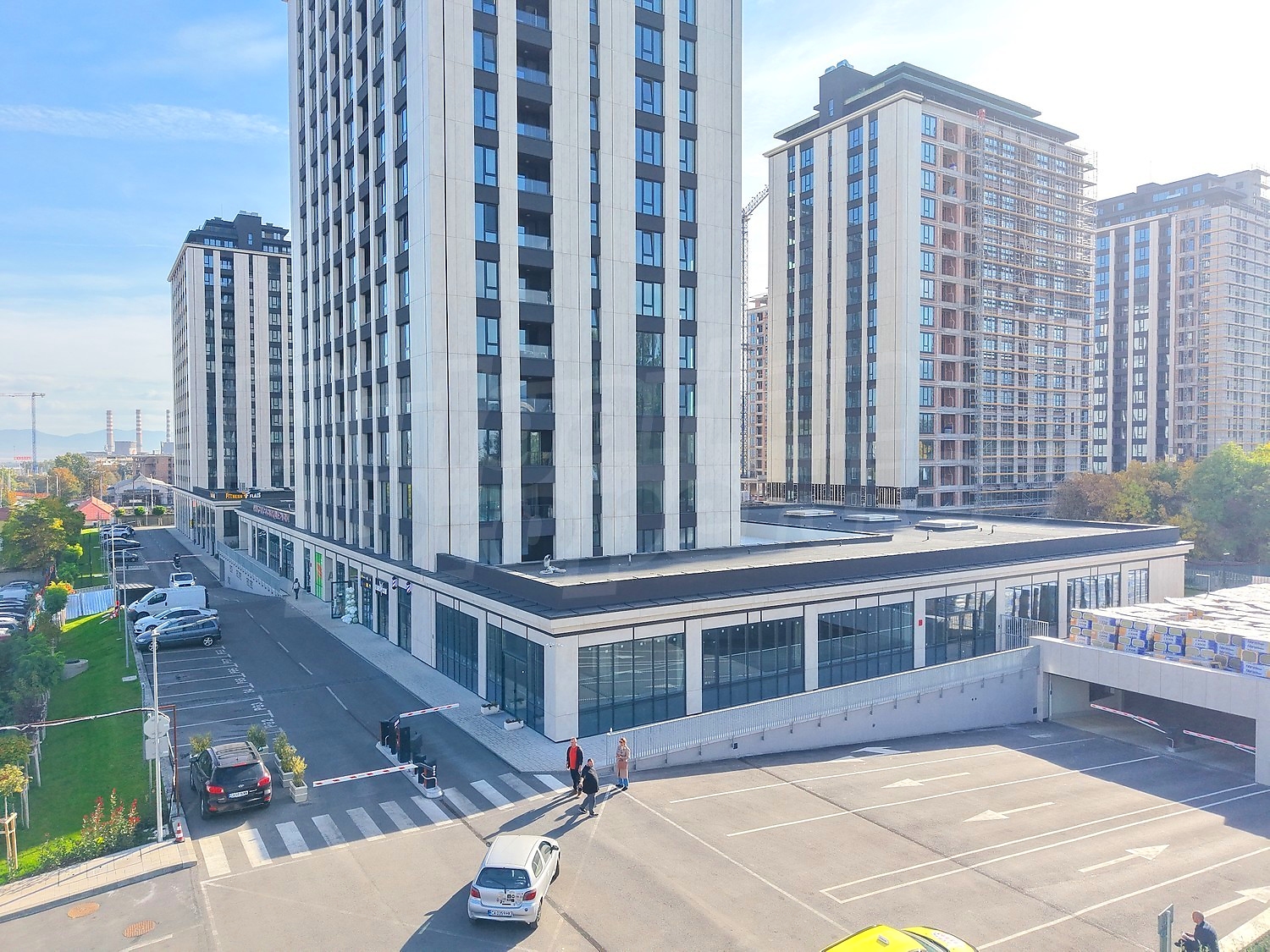 outside, facade, parking