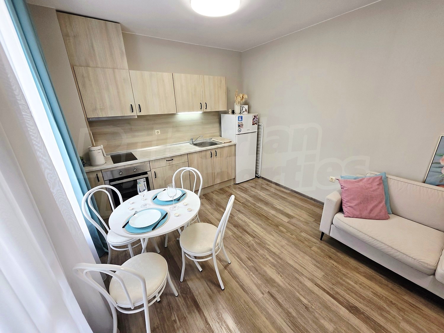 inside, kitchen, furnished