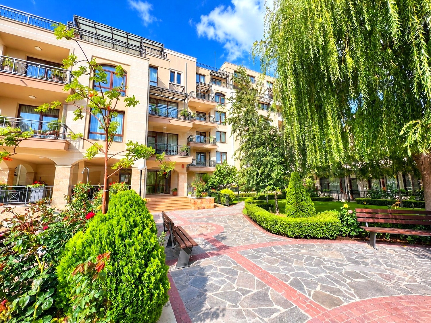 outside, facade, garden