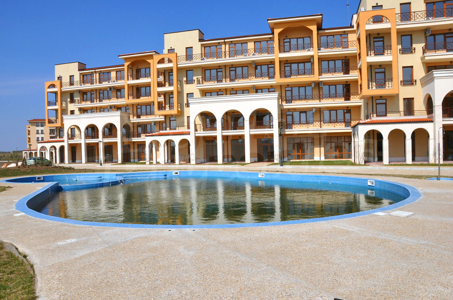 facade, pool, outside
