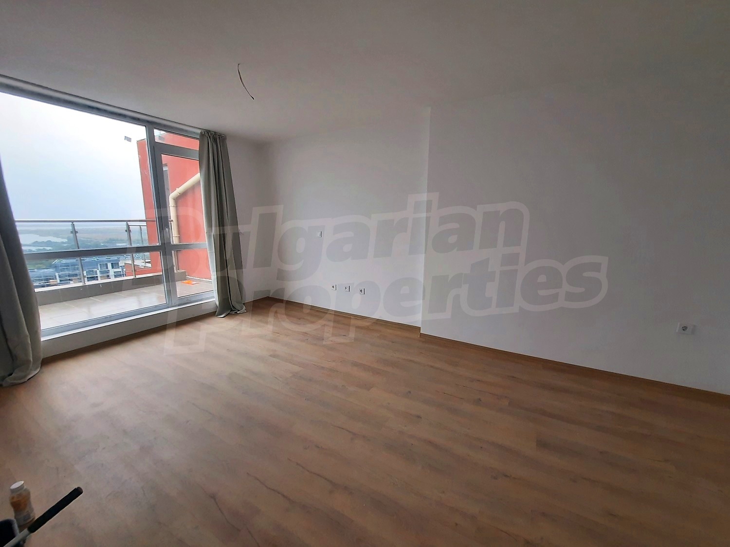 inside, view from balcony, unfurnished